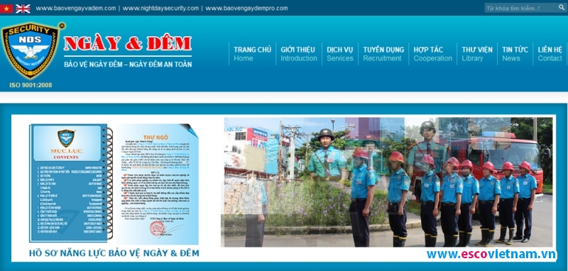 thiet ke website bao ve   baovengayvadem com