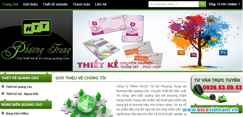 thiet ke website quang cao hieu qua   quangcaodalat net