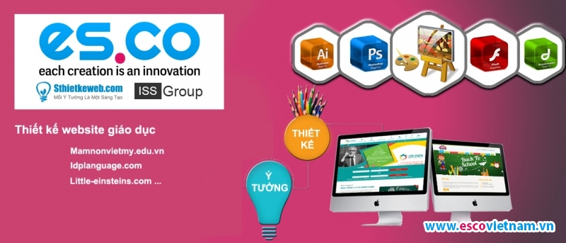 thiet ke website truong hoc
